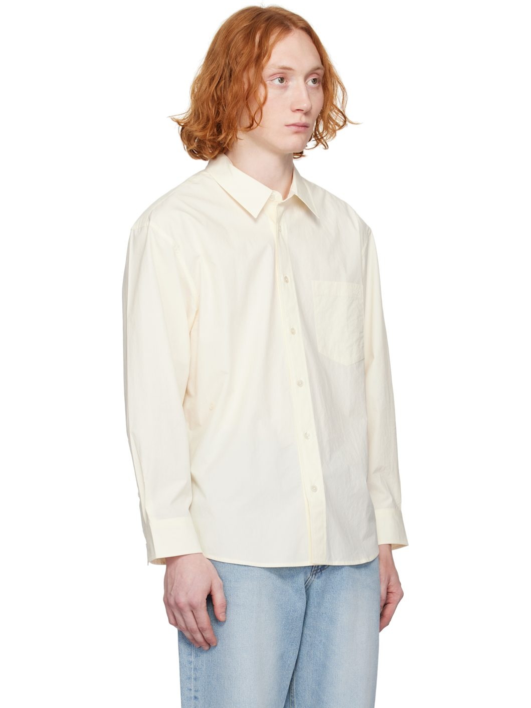 Off-White Paperly Cotton Oversized Shirt - 2