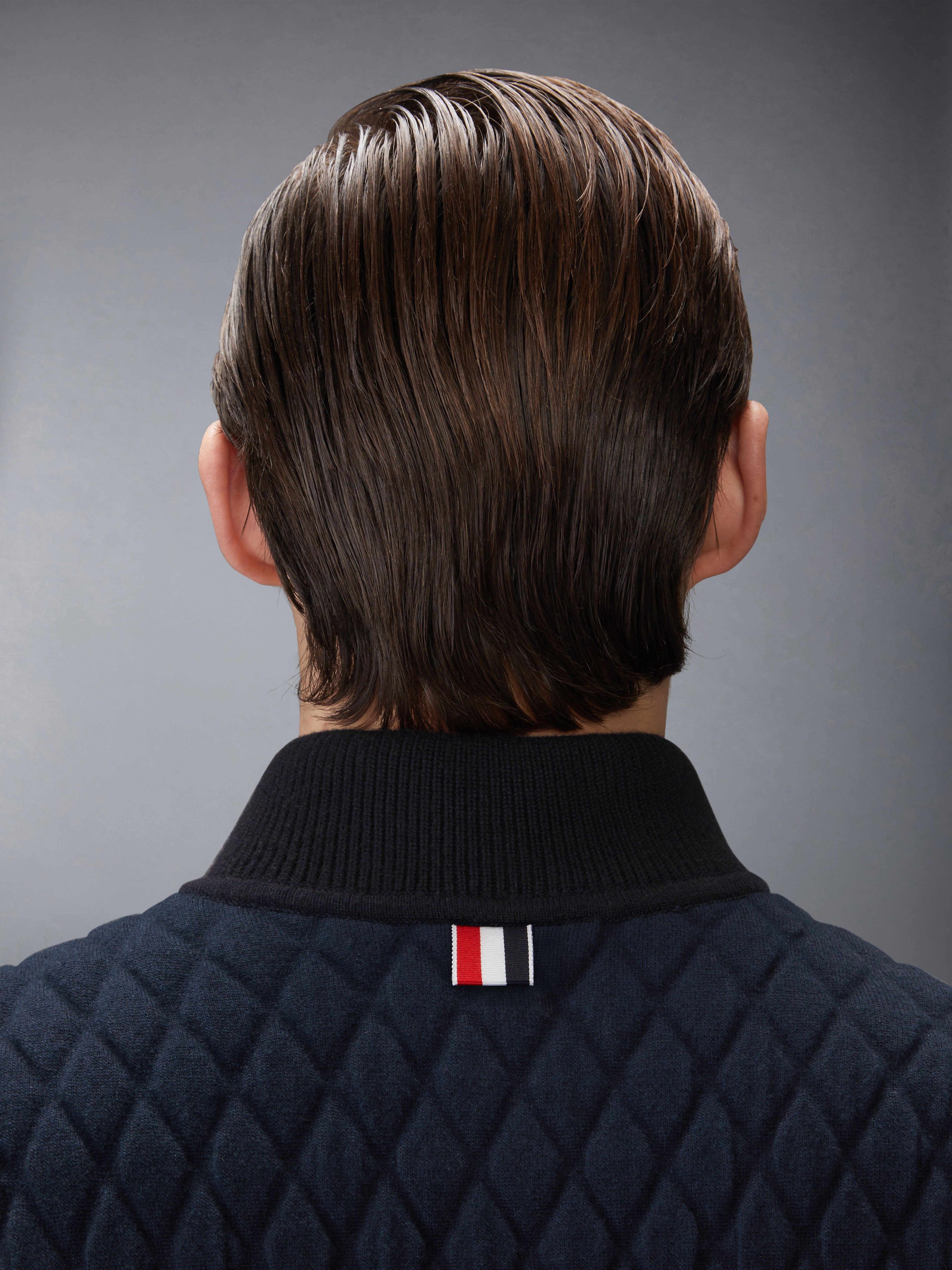 MERINO WOOL INTARSIA JACQUARD WORK VEST - 6