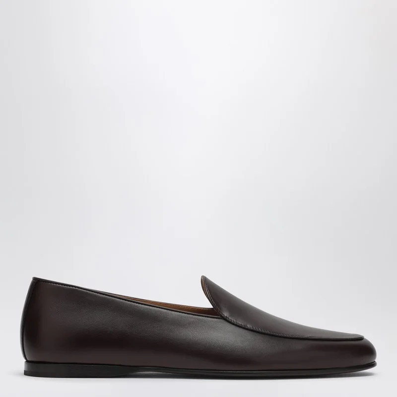 Anton Walk loafers in coffee-colored leather - 1