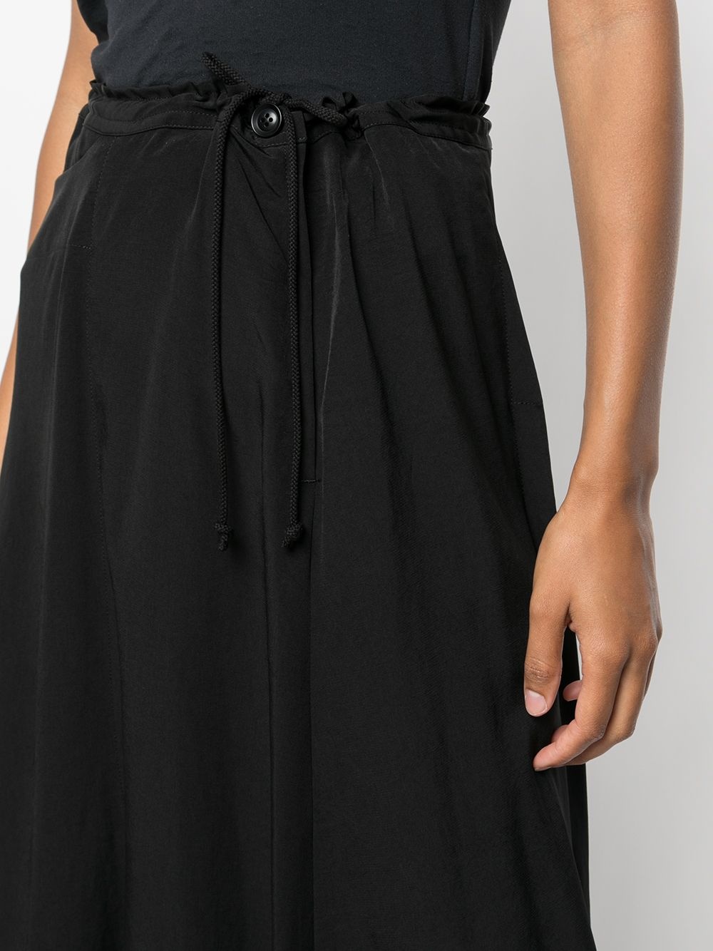 drawstring A-line skirt - 5