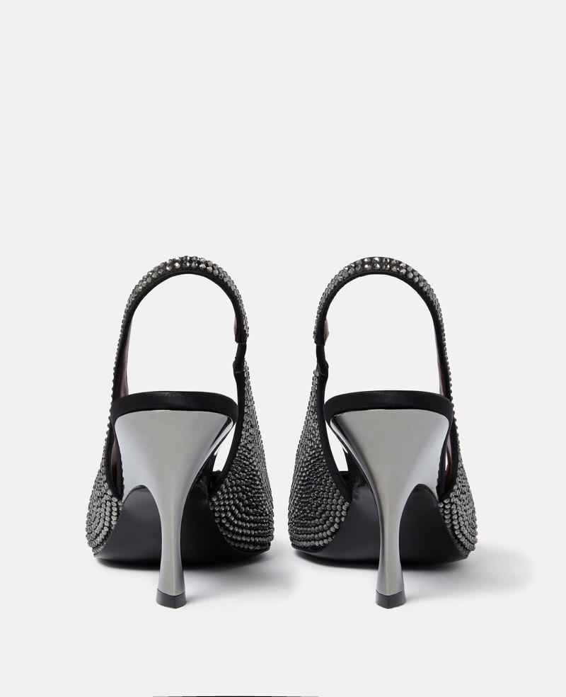 Stella McCartney Elsa Crystal-Embellished Slingbacks outlook