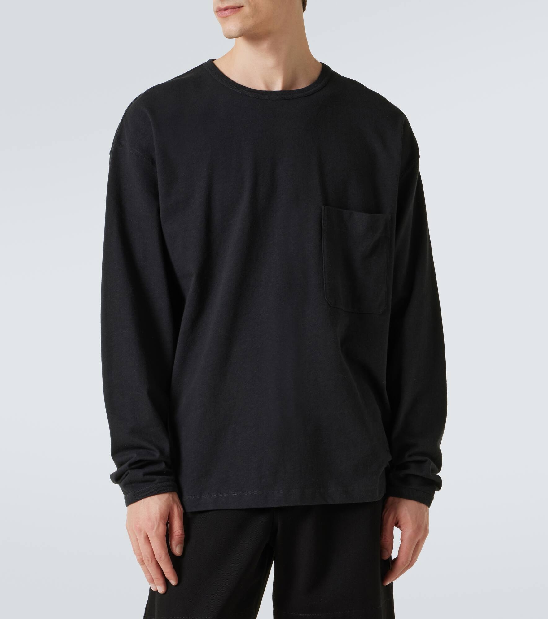 Cotton and linen jersey T-shirt - 3