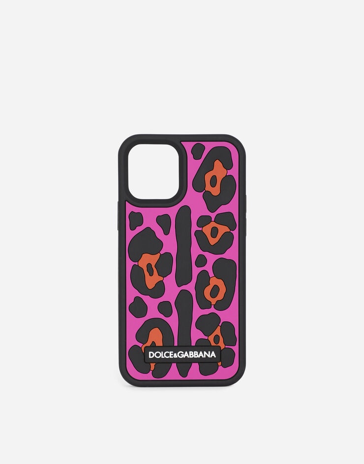 Leopard-print rubber iPhone 12 Pro cover - 1