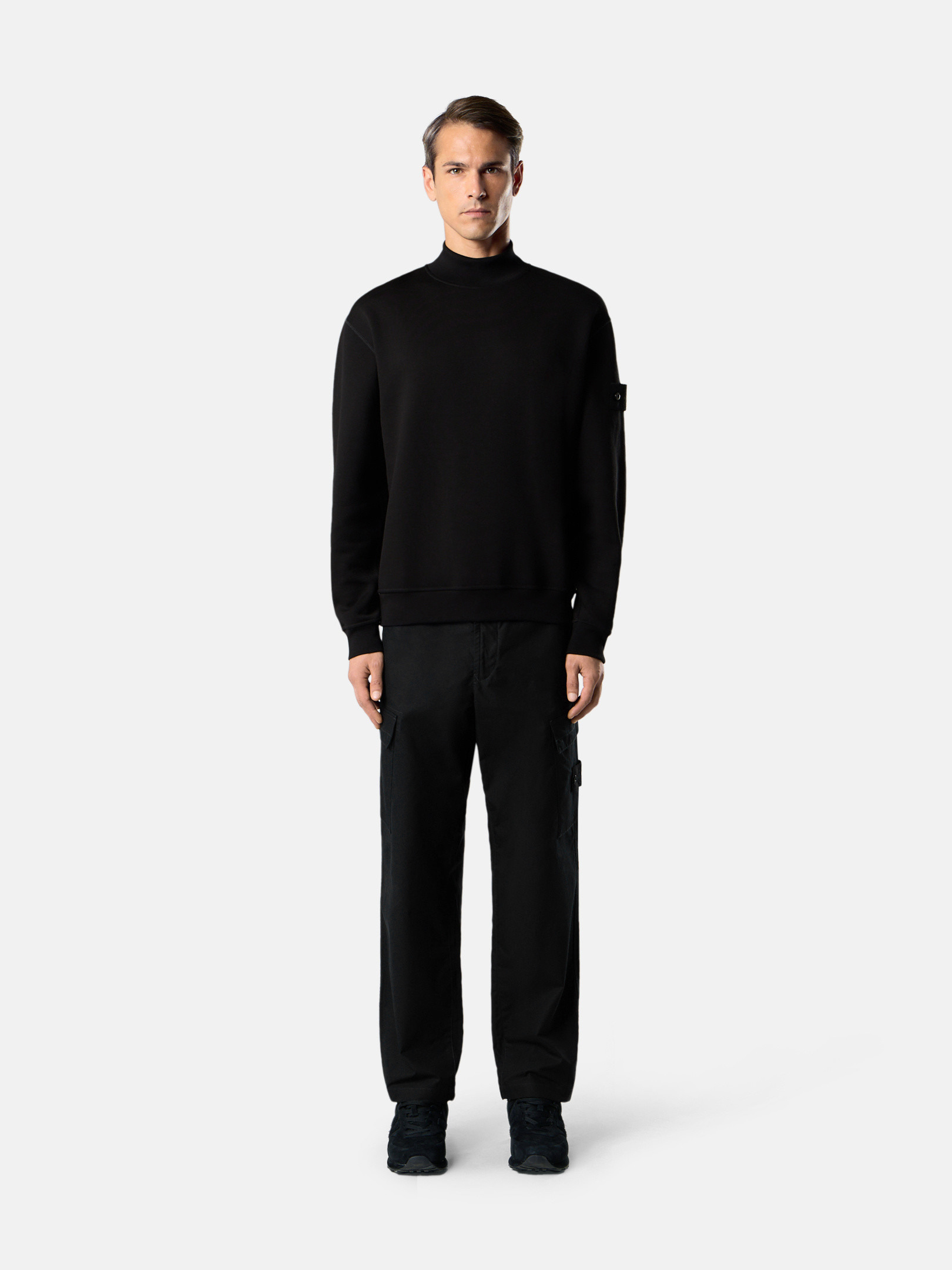 6100047 COTTON WOOL FLEECE_STONE ISLAND GHOST - 2