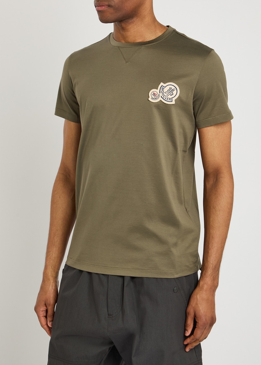 Moncler Logo Cotton T-shirt - 2