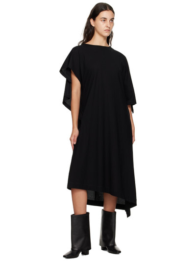 ISSEY MIYAKE Black Square One Midi Dress outlook