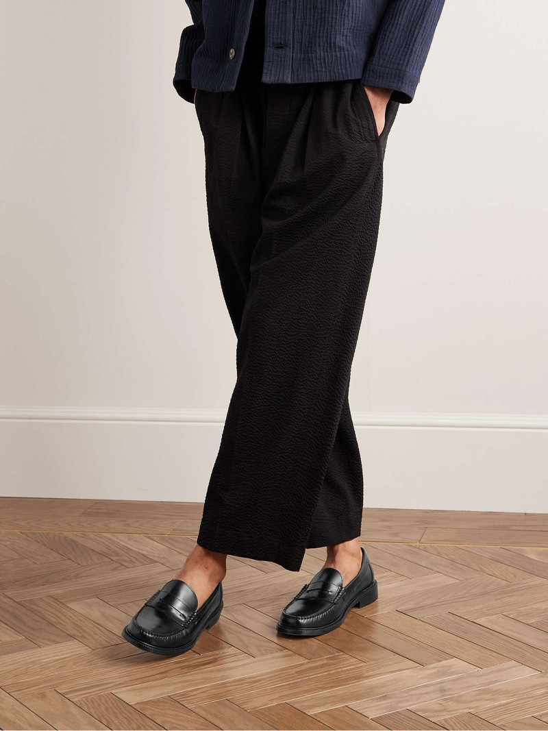 VINNY’s Yardee Leather Penny Loafers outlook