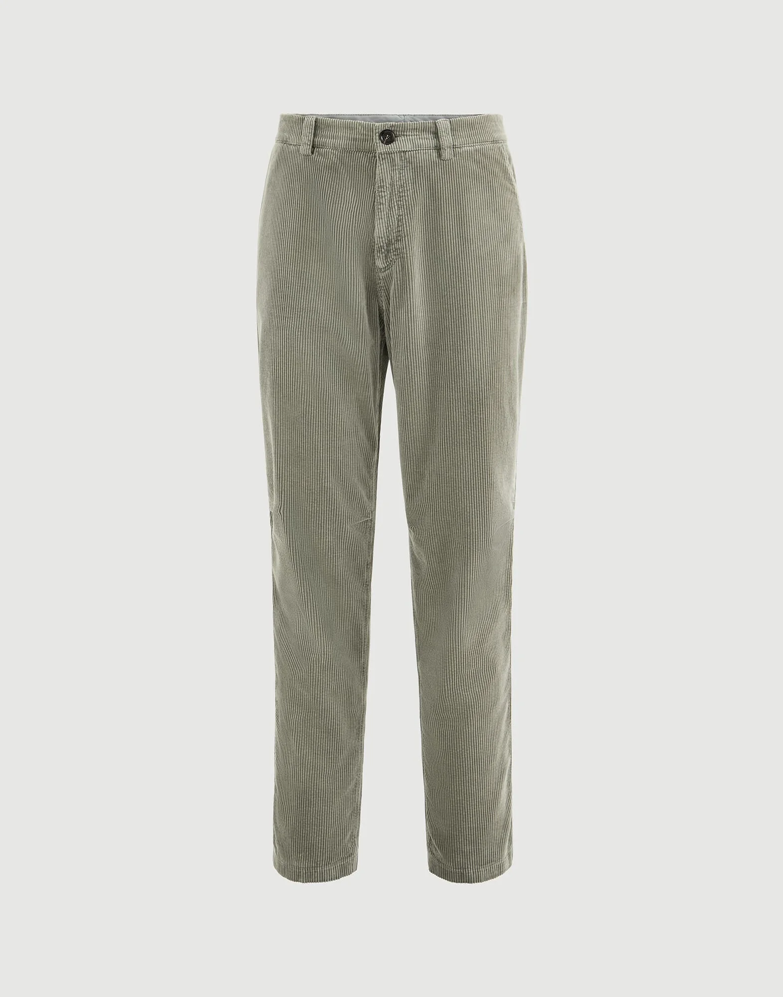 Garment-dyed trousers in cotton corduroy - 1