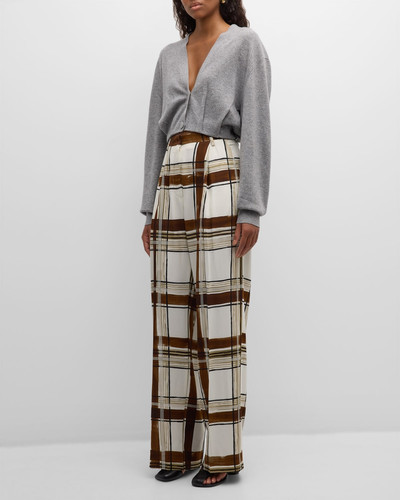 Dries Van Noten Taiga Cashmere Cropped Cardigan outlook