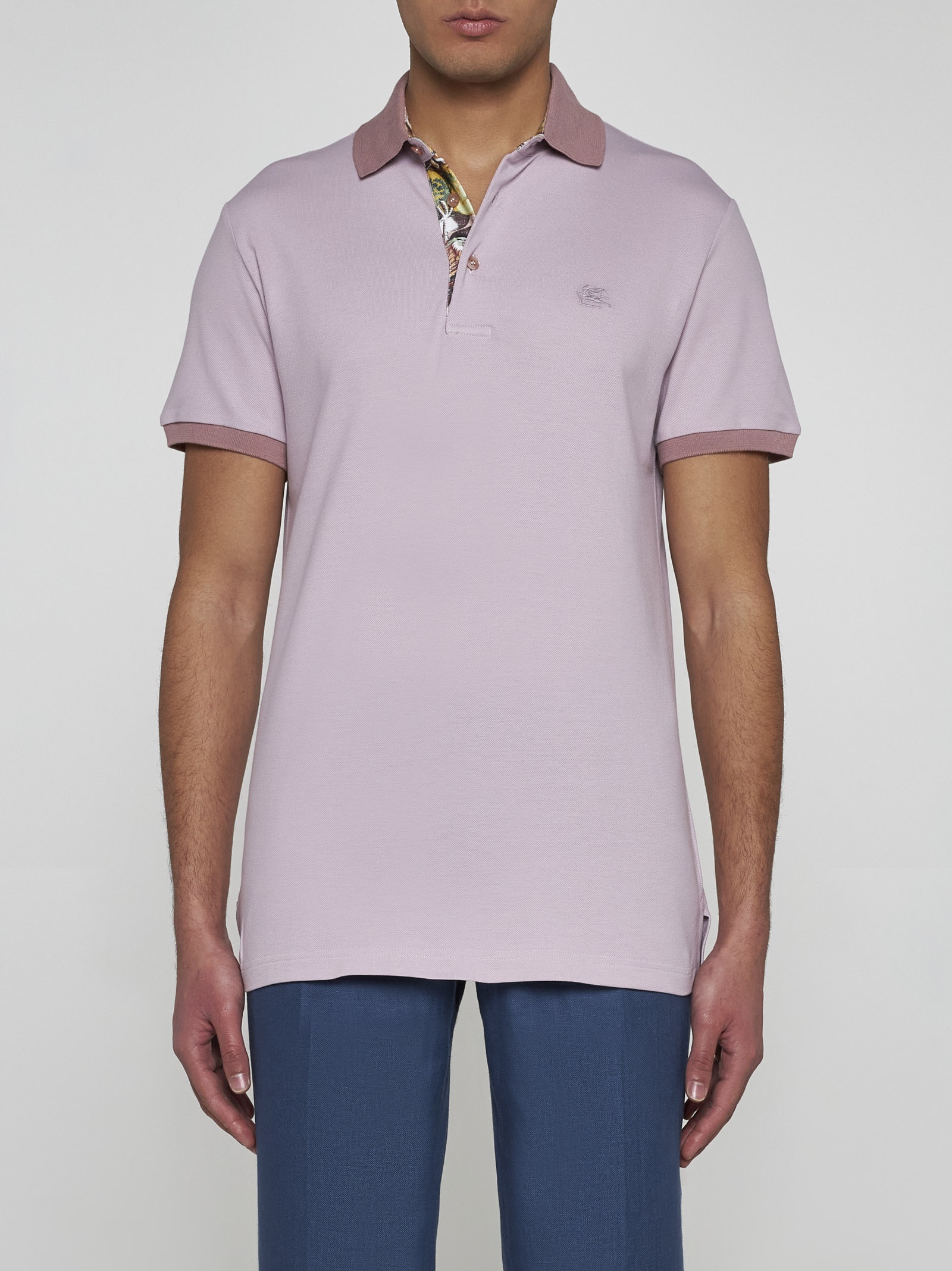 Logo cotton polo shirt - 3