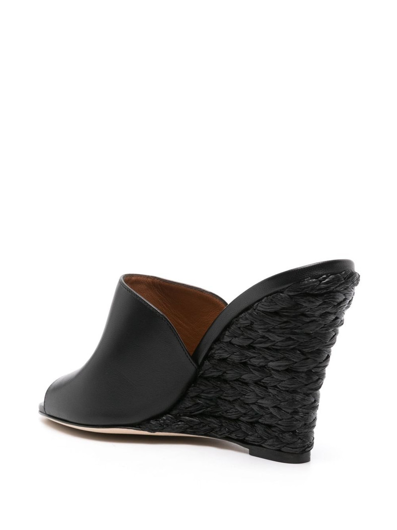 Deia 100mm 가죽 mules 3