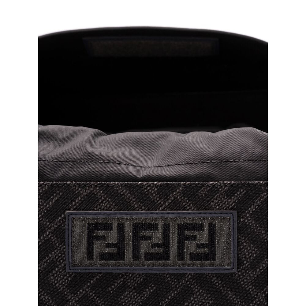 Fendi Black Backpacks Men - 4