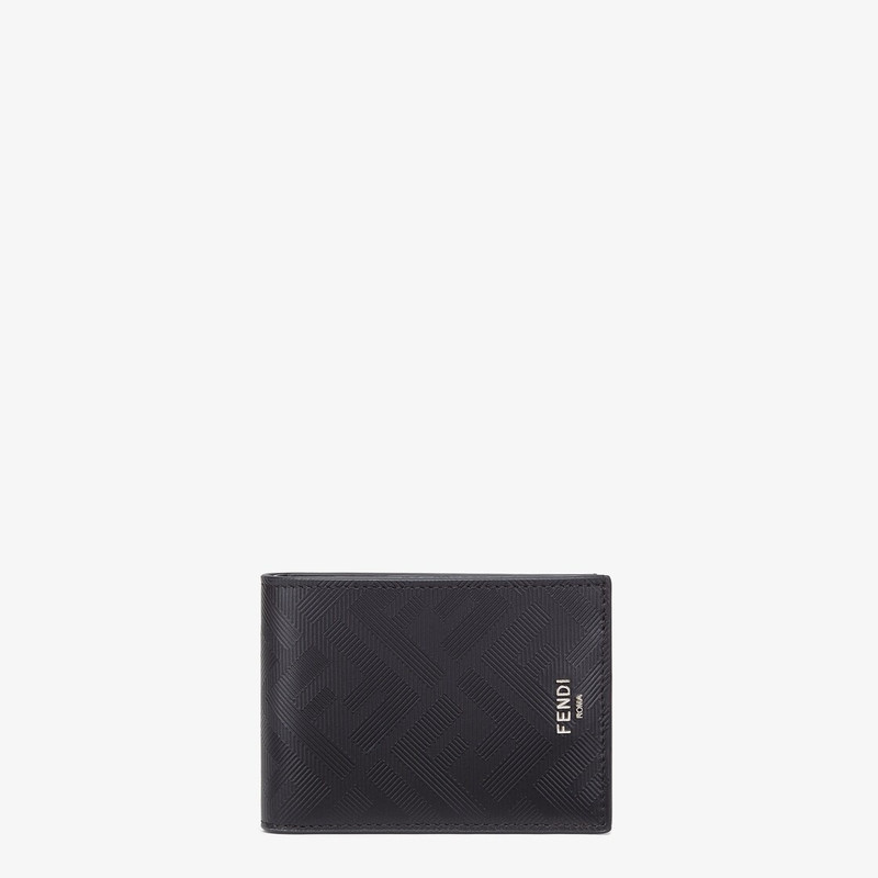 Bi-fold wallet with banknote compartment, four card slots and one coated document pocket with a tran 1