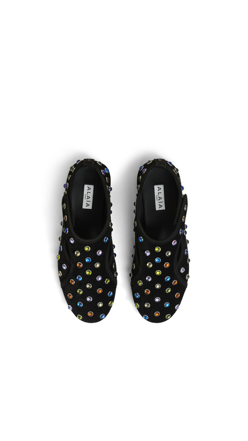 FLEX SLIPPERS IN SUEDE WITH BEADS 4