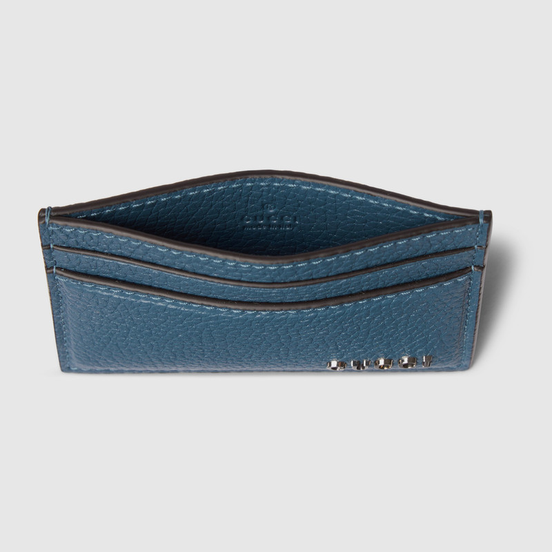 GUCCI Card case with Gucci script outlook