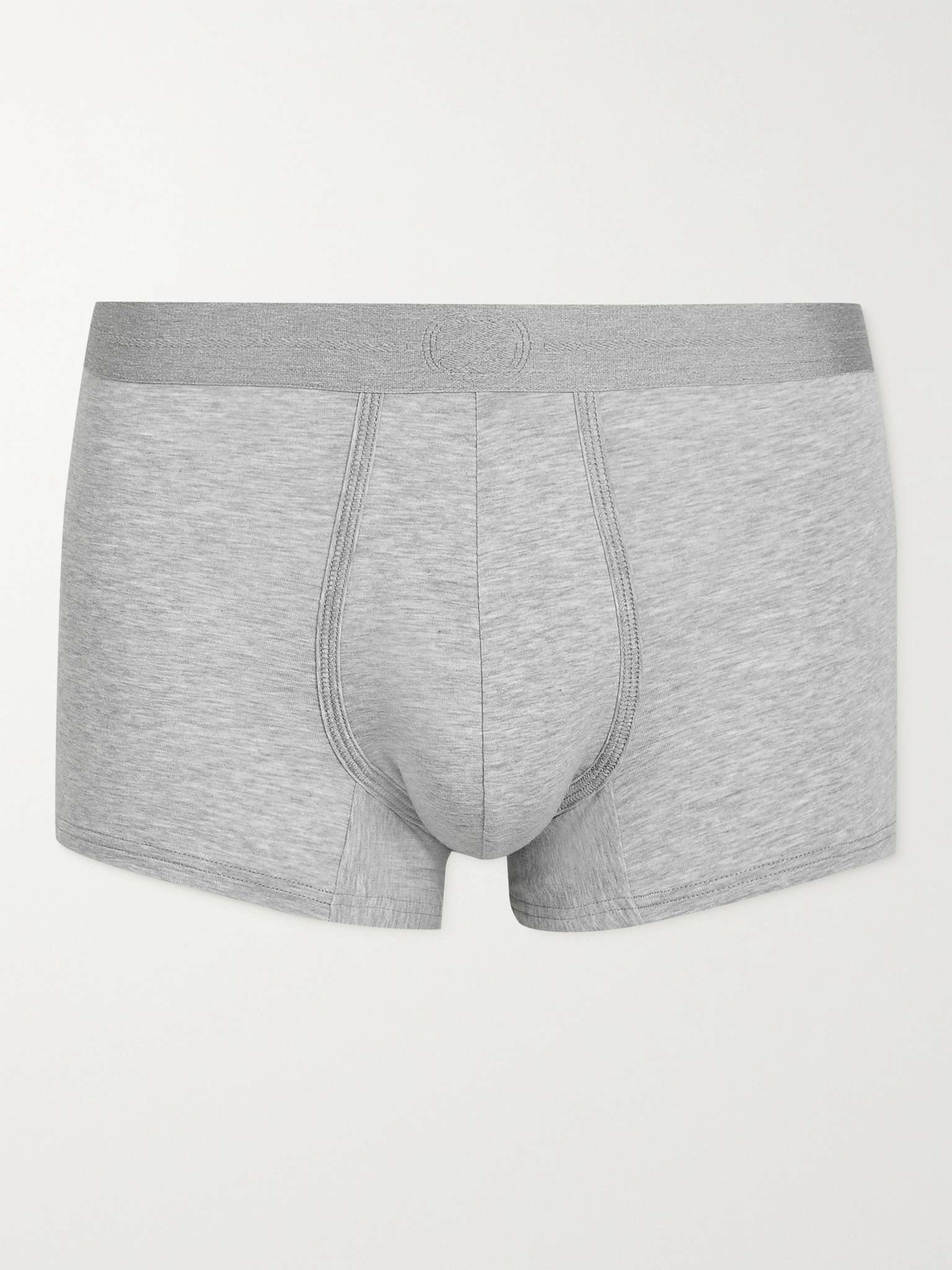 Stretch-Cotton Boxer Briefs - 1