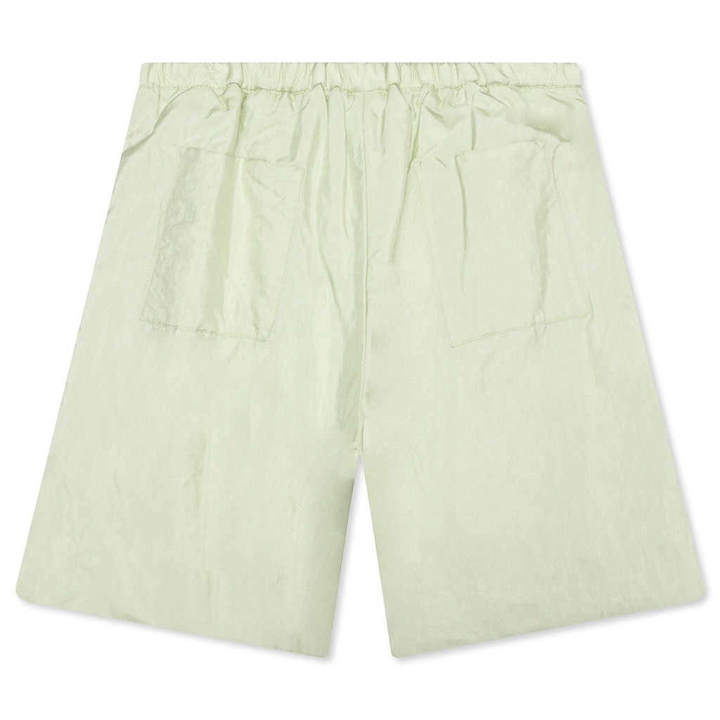 BELTED SHORTS - SOFT PIGMENT GREEN - 2