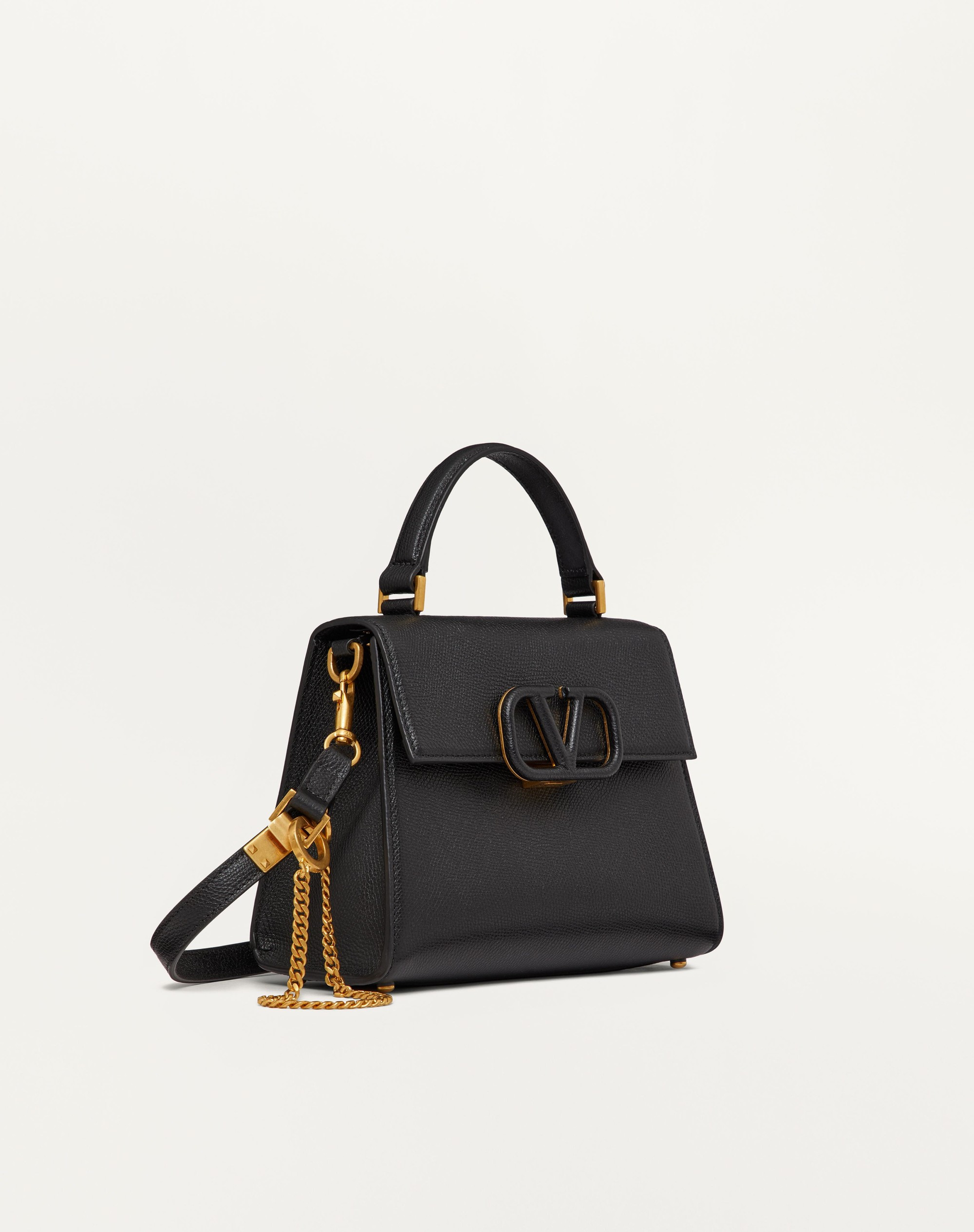 SMALL VSLING GRAINY CALFSKIN HANDBAG - 2