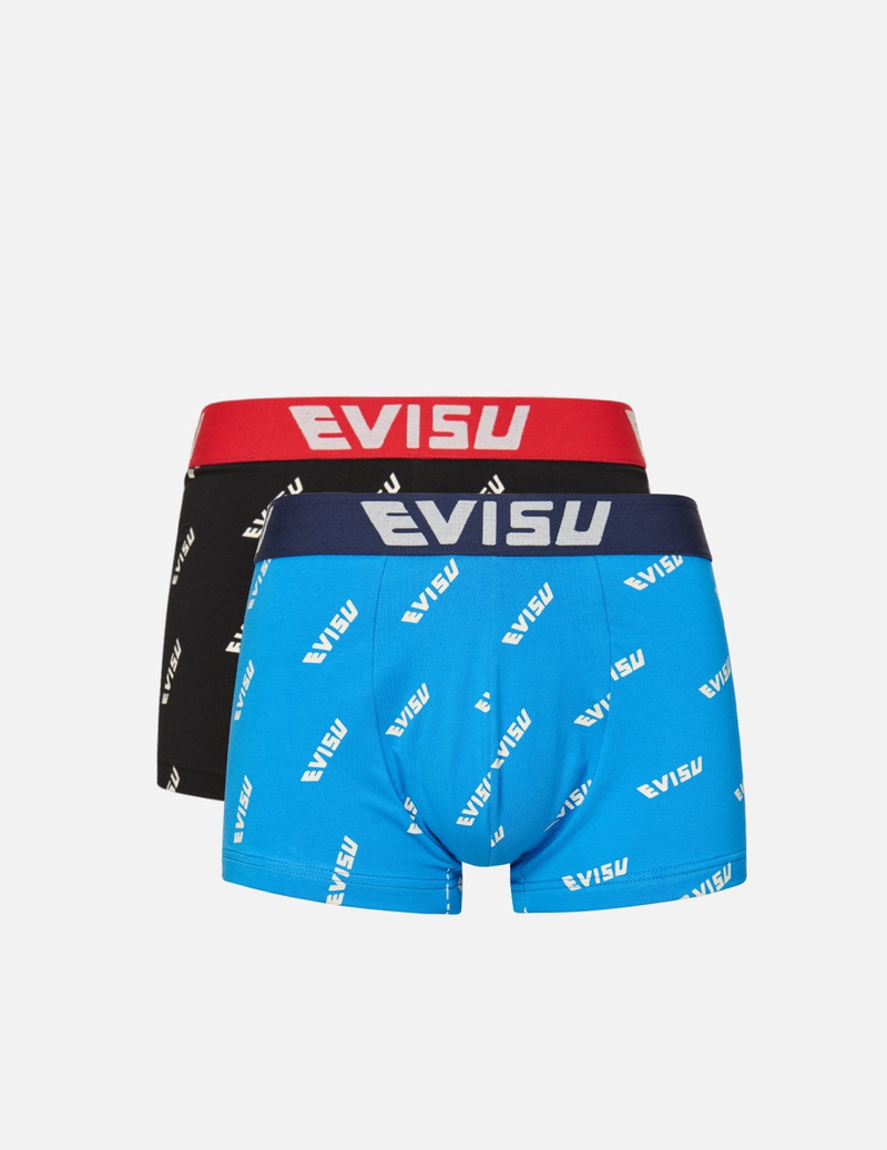 TWO-PACK ALLOVER LOGO PRINT TRUNKS 3