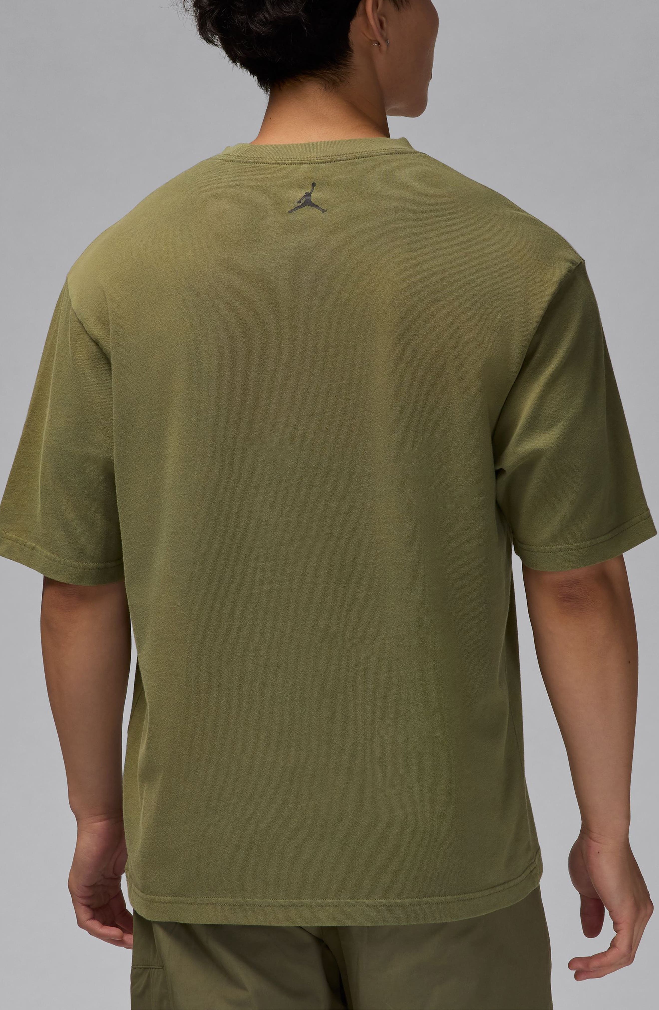 Jordan Retro Cotton Graphic T-Shirt in Medium Olive/Black at Nordstrom - 2