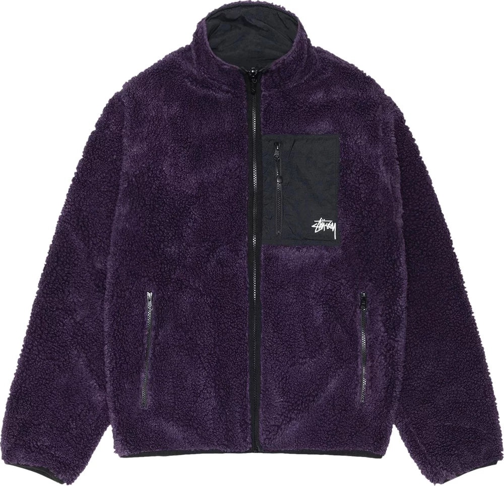 STUSSY Men Sherpa Reversible Jacket - 1