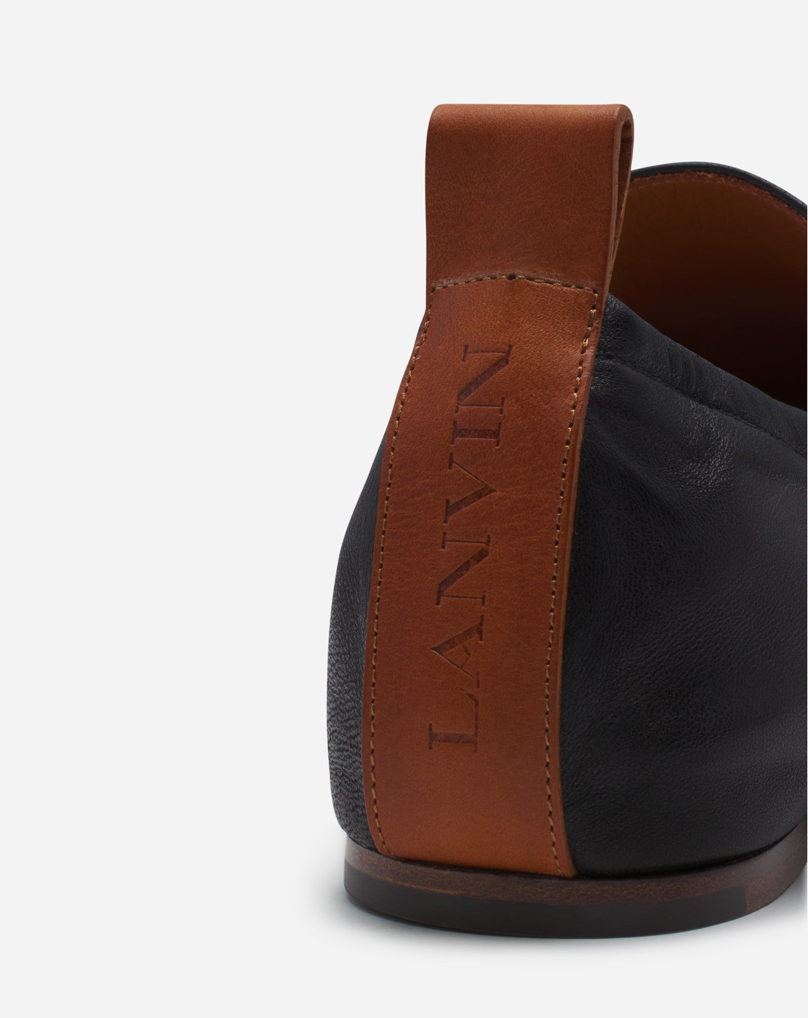 LEATHER BALLERINA LOAFERS - 5