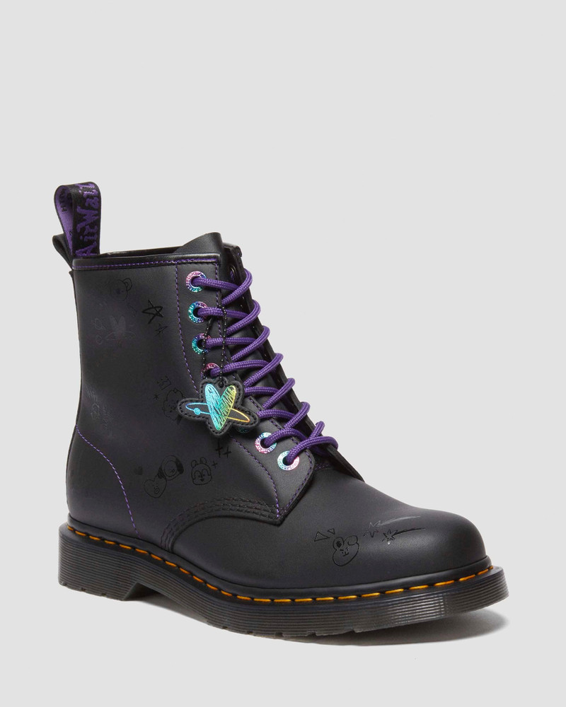 1460 x BT21 Leather Lace Up Boots 1