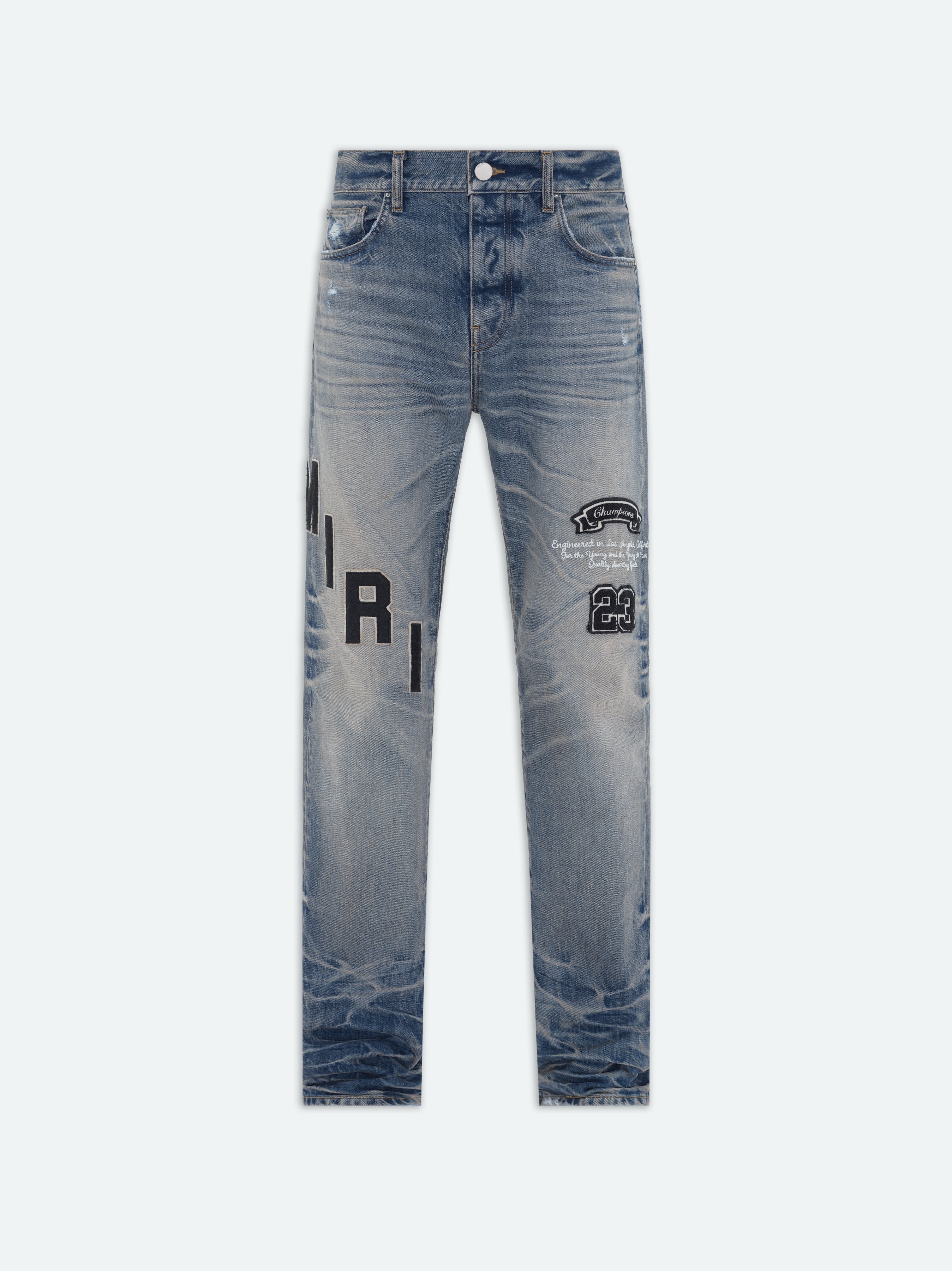 HOCKEY LOGO STRAIGHT JEAN - 1