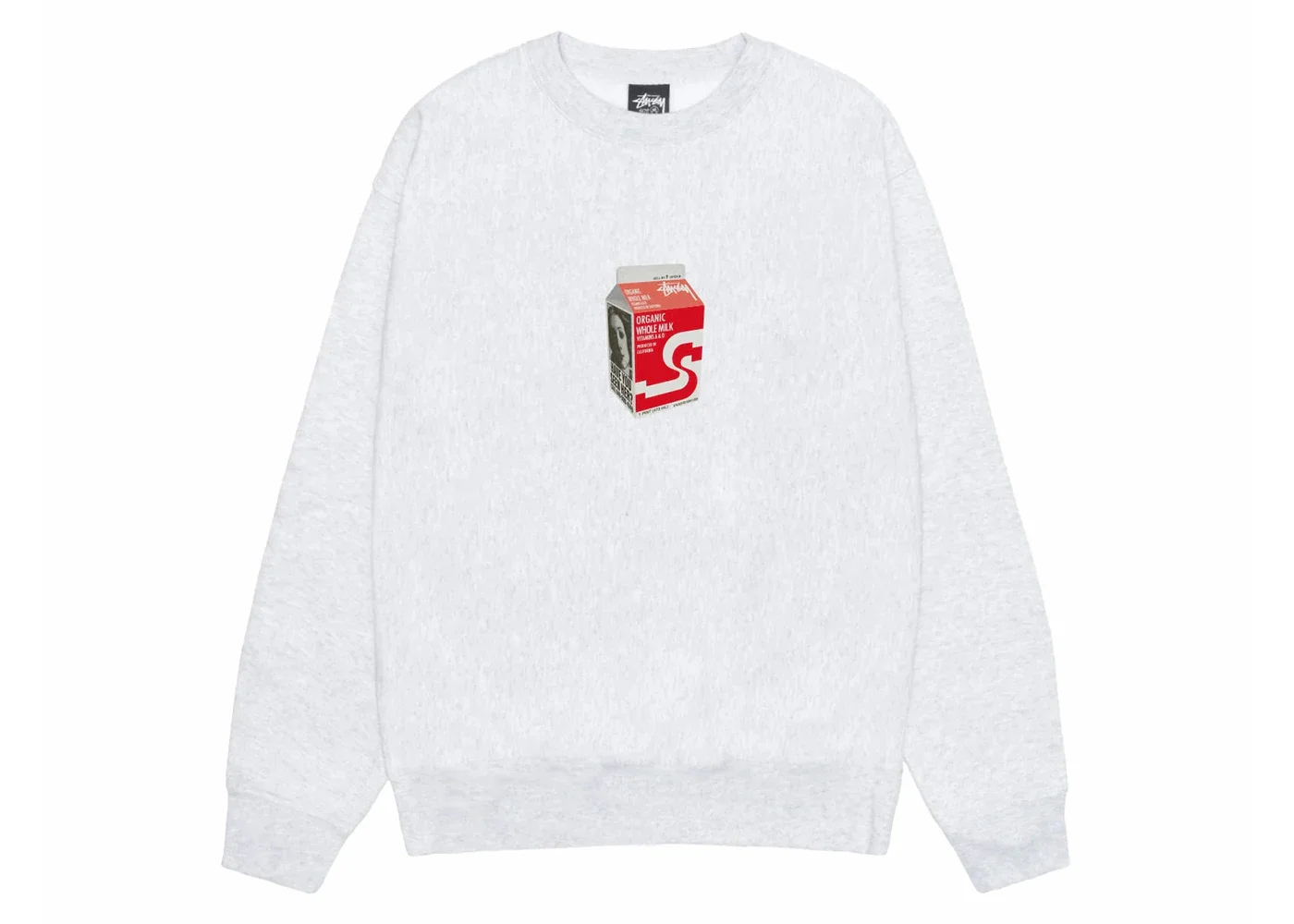 Stussy Milk Crew Ash Heather - 1