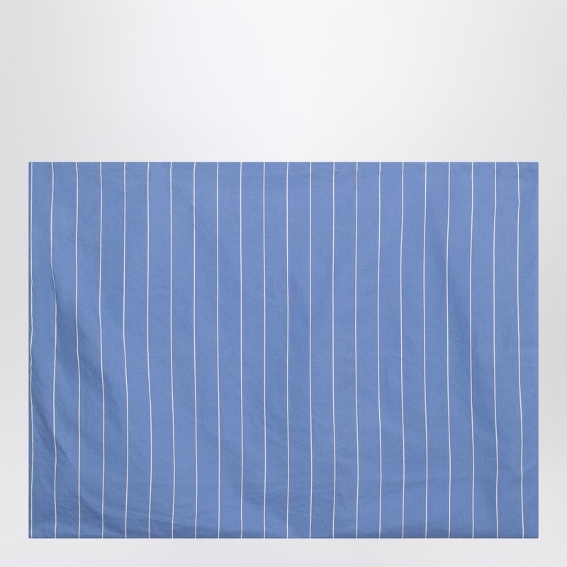 Light blue striped cushion cover 50 x 70 cm - 1