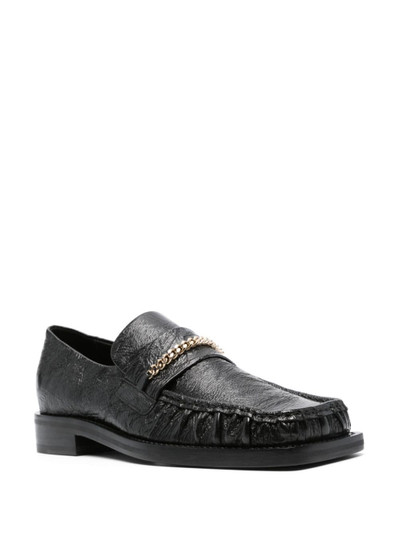 Martine Rose chain-detail leather loafers outlook