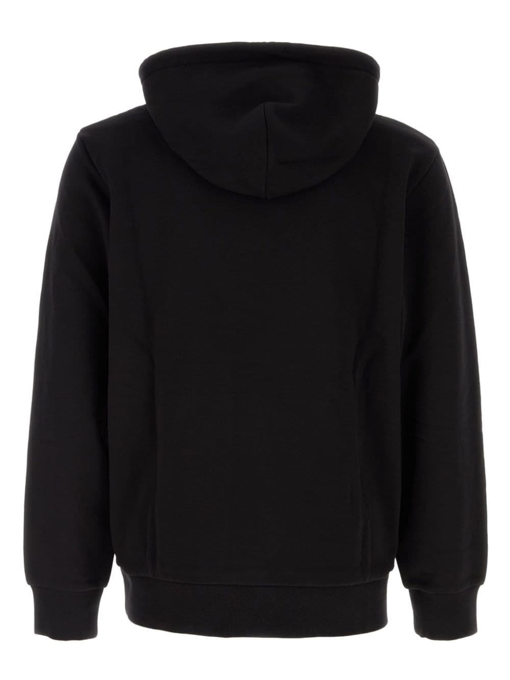 logo-embroidered hoodie - 2