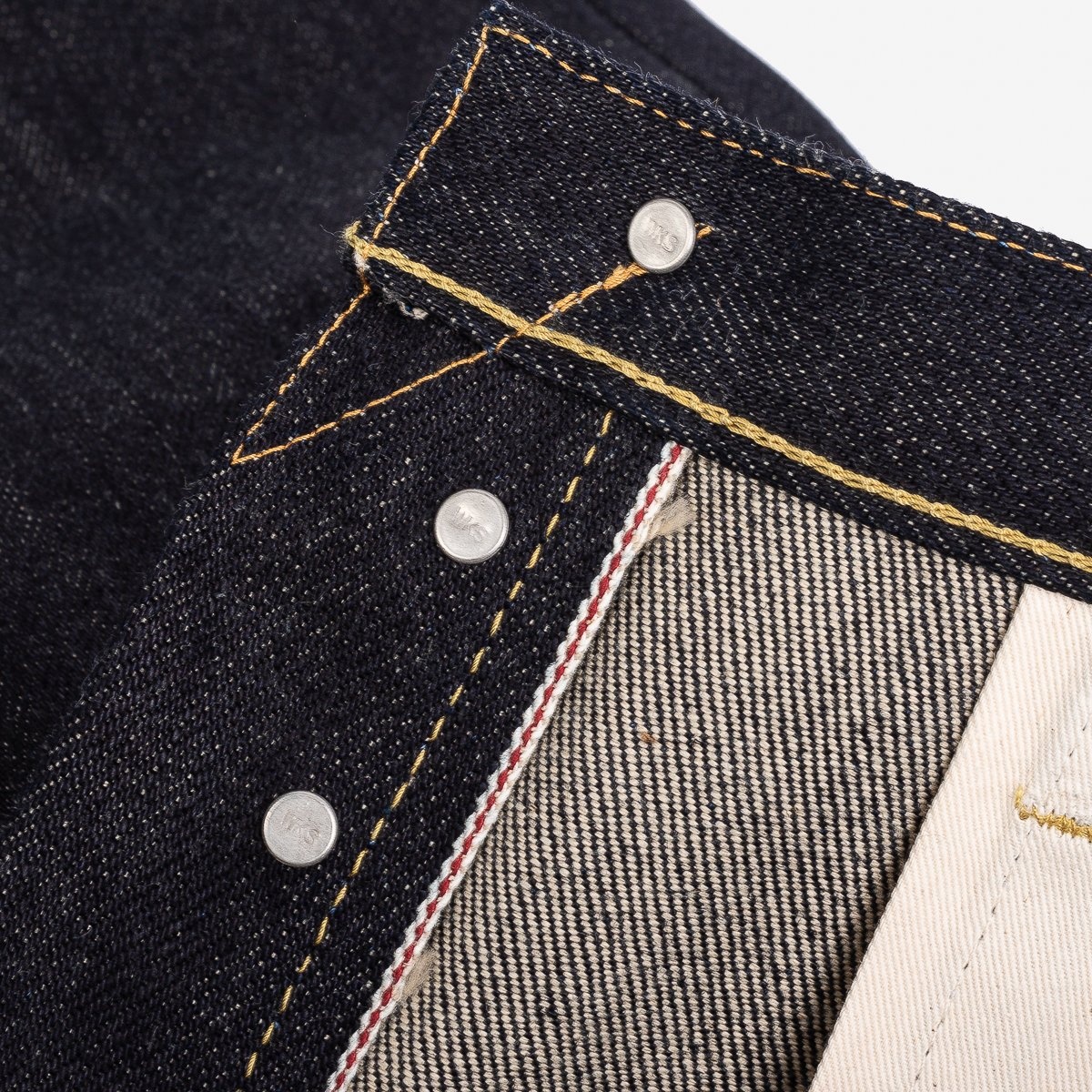 IH-666-XHS 25oz Selvedge Denim Slim Straight Cut Jeans - Indigo - 12