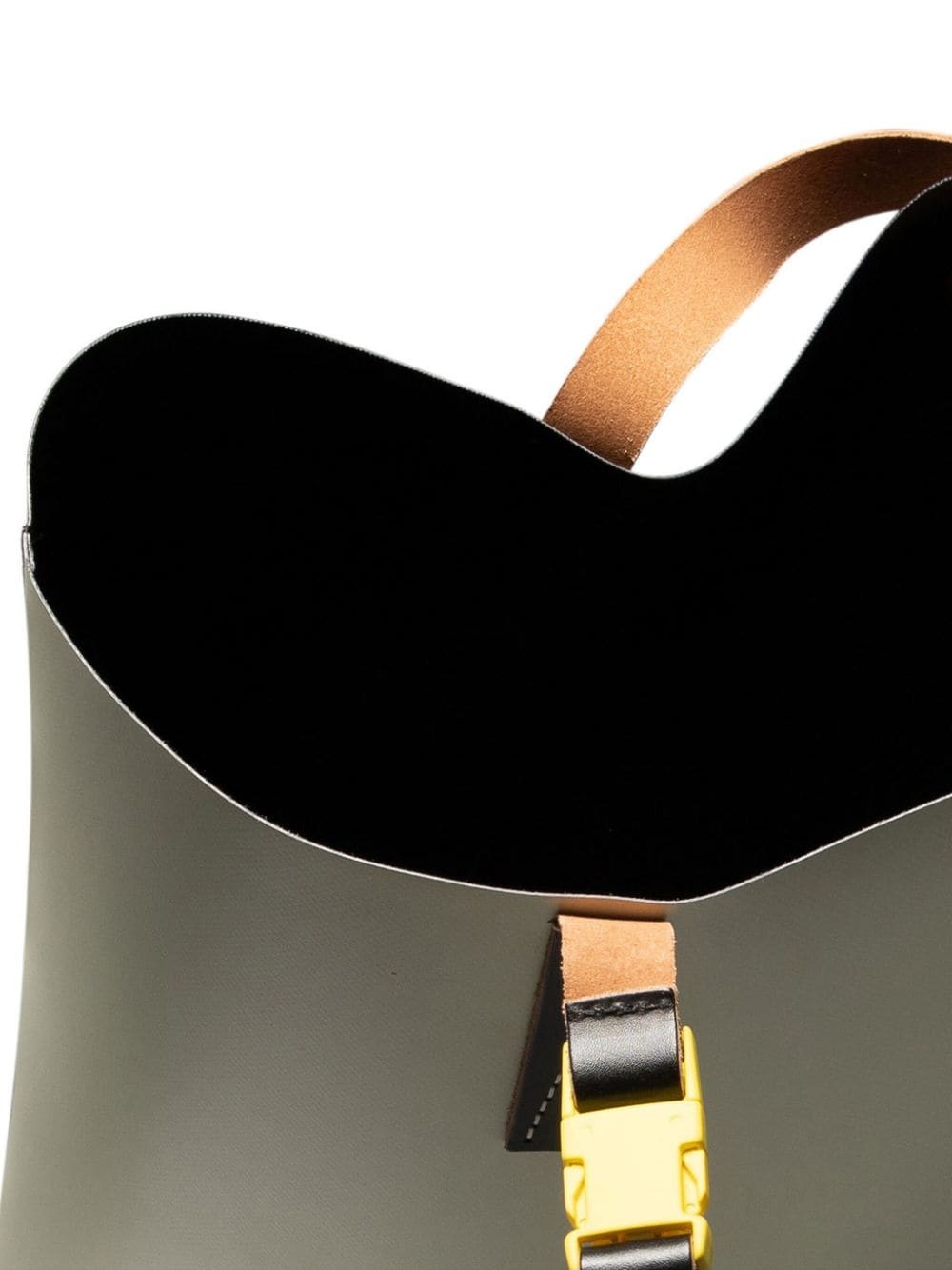 logo-print leather tote bag - 5