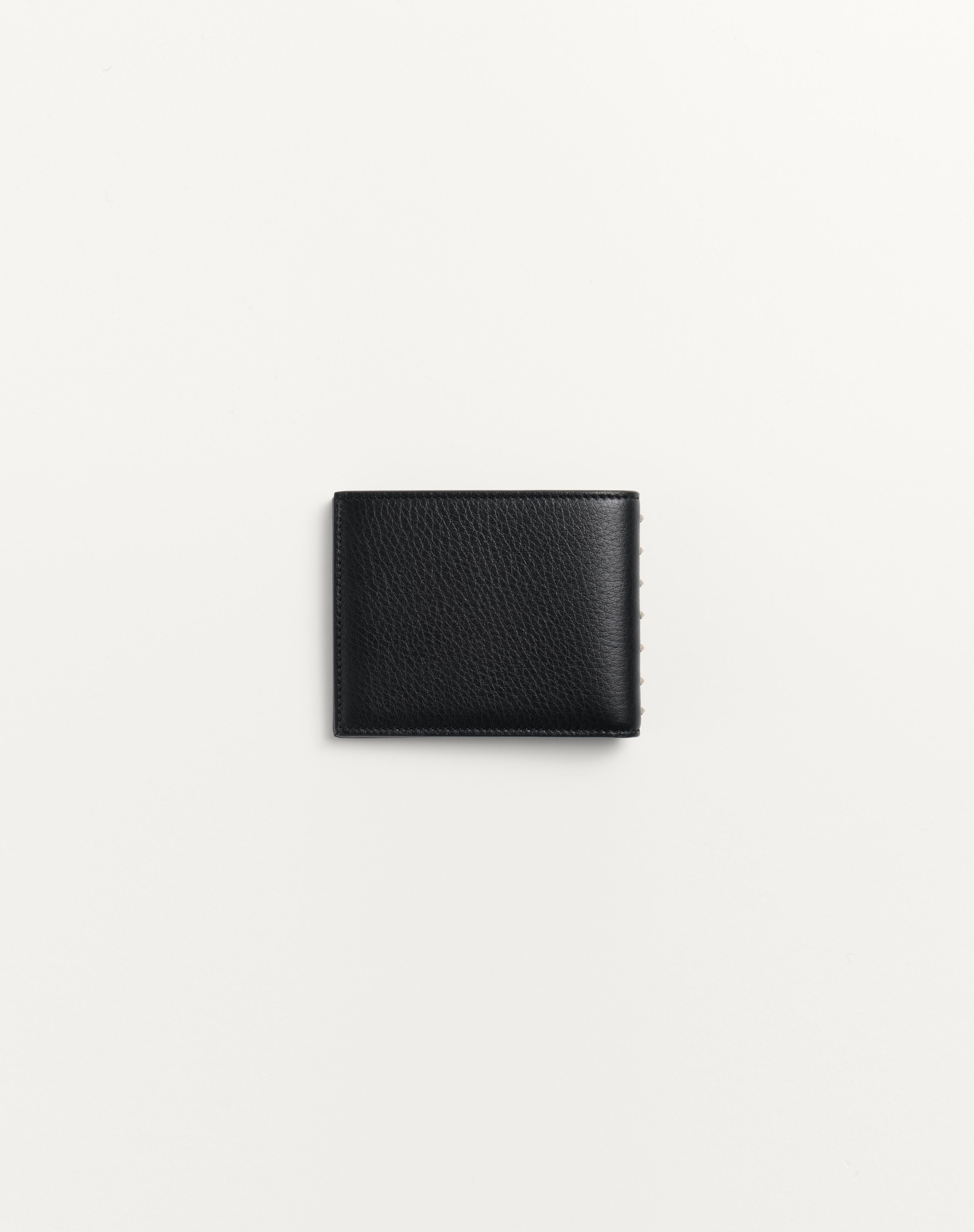 ROCKSTUD WALLET IN GRAINY CALFSKIN - 3