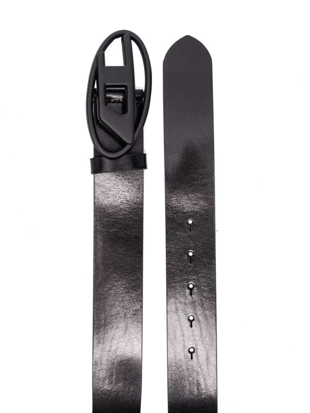 B-1dr logo-buckle leather belt - 2