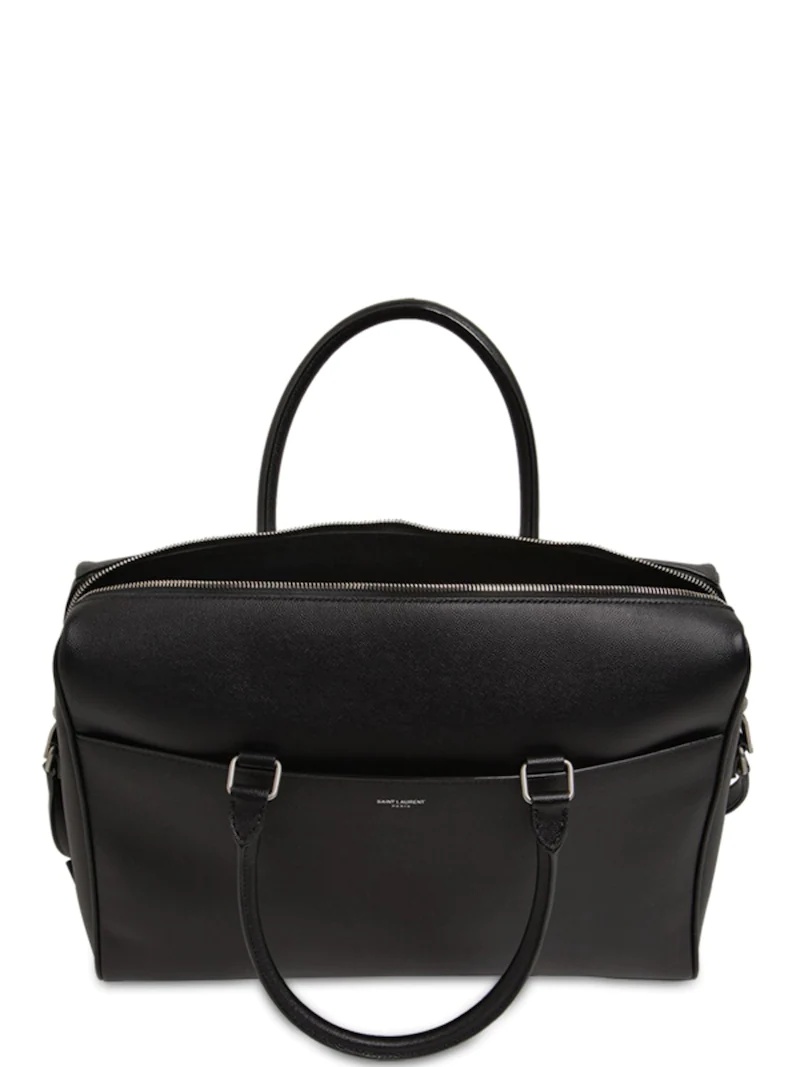 GRAINED LEATHER BUSINESS BAG - 5