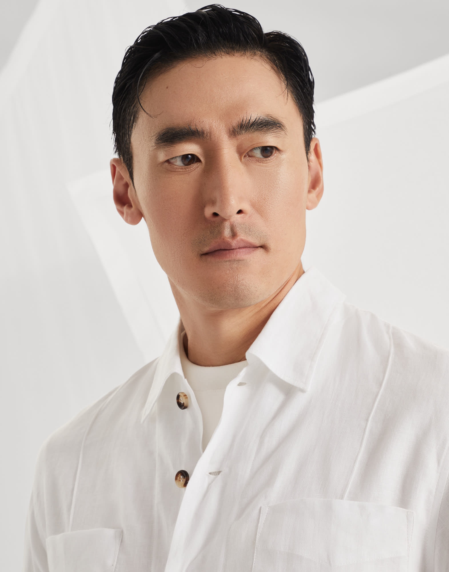 Linen easy fit guayabera - 3
