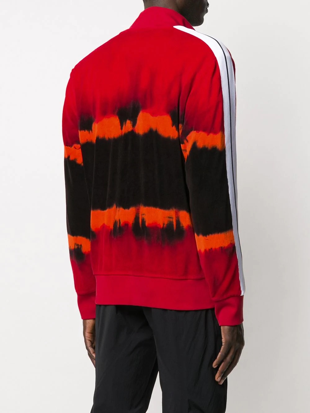 tie-dye print track jacket - 4