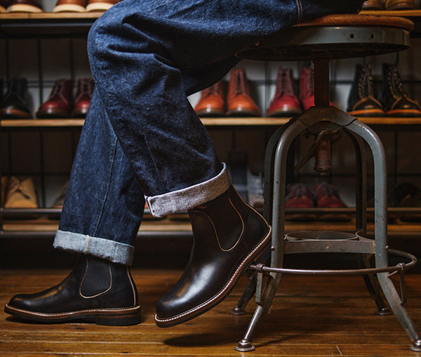 LK-027 Chelsea Boot Horween CXL Black - 6