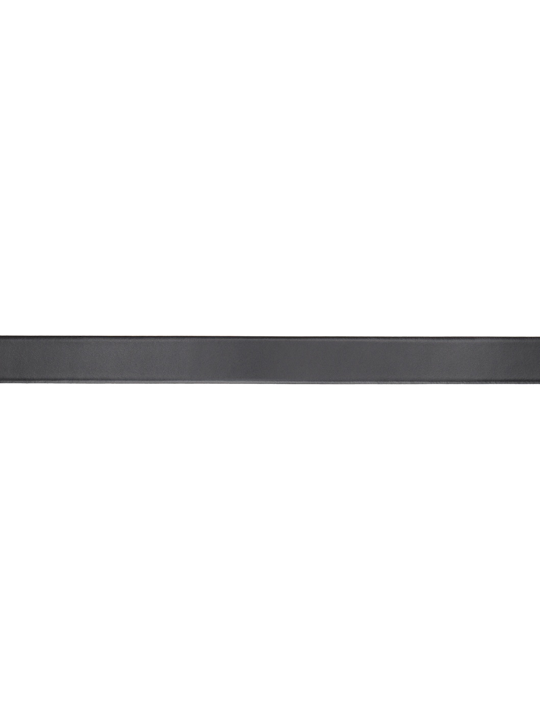 Black Italian Leather Reversible Belt - 2