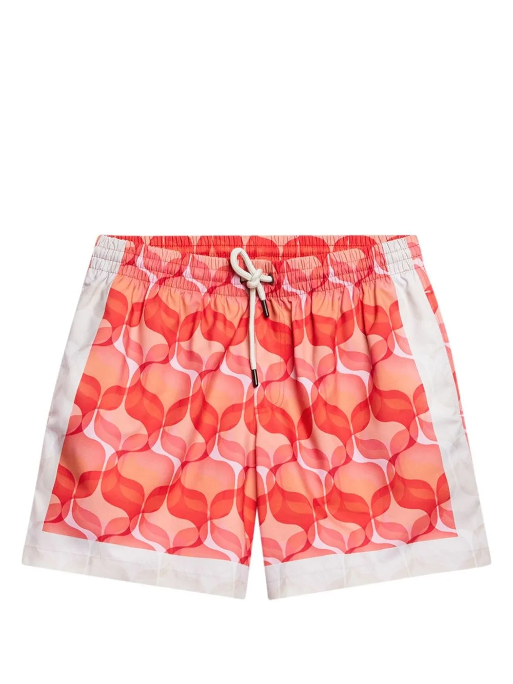 geometric-print swim shorts - 1