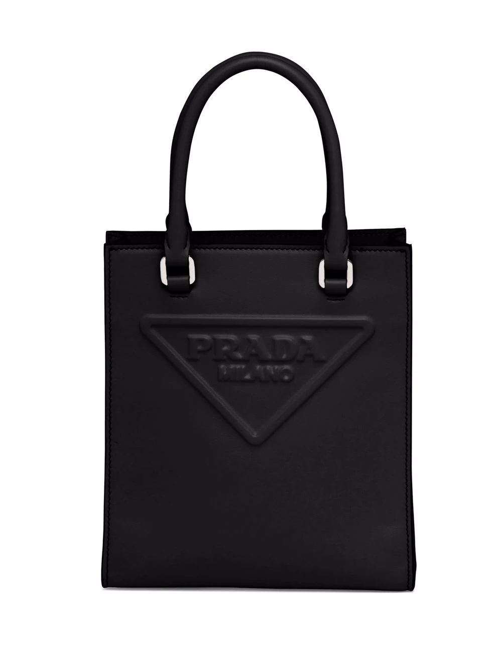 logo-embossed tote bag - 2