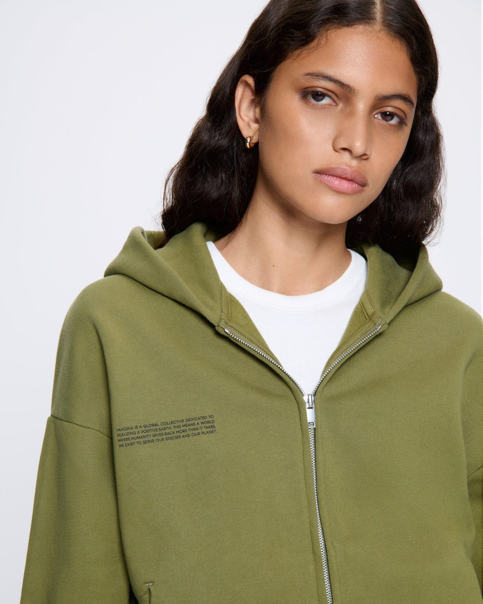 Womens DNA Heavyweight Zipped Hoodie - Highland Green - 5