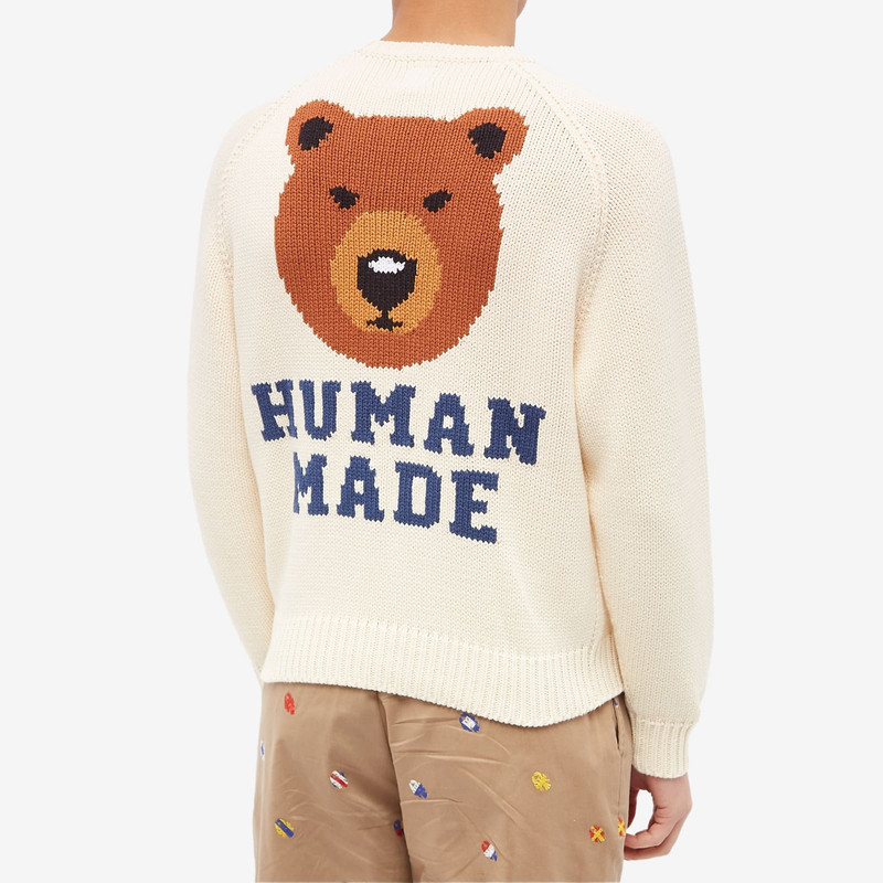 Human Made Bear Raglan Knit Sweater 3