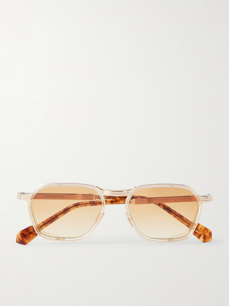 Beckett D-Frame Titanium and Acetate Sunglasses 1