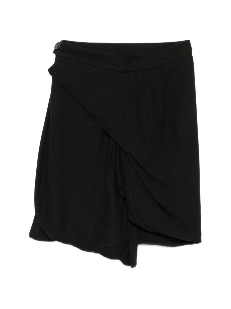 Zora draped mini skirt 1