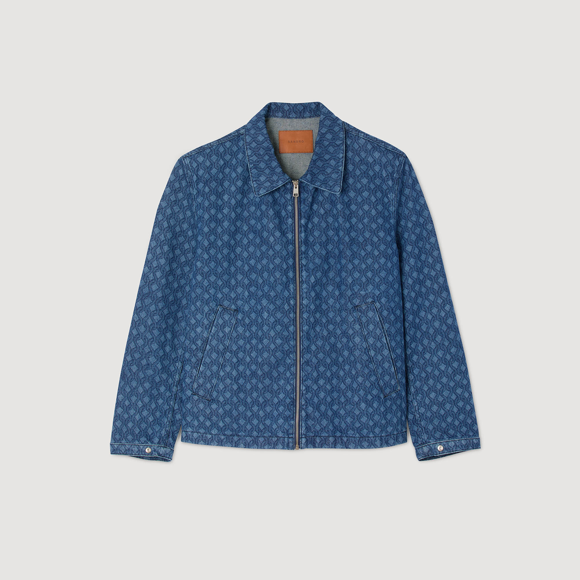 ROPE MOTIF DENIM JACKET - 6