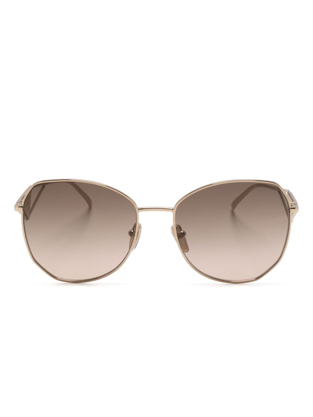 gradient oversized-frame sunglasses - 1
