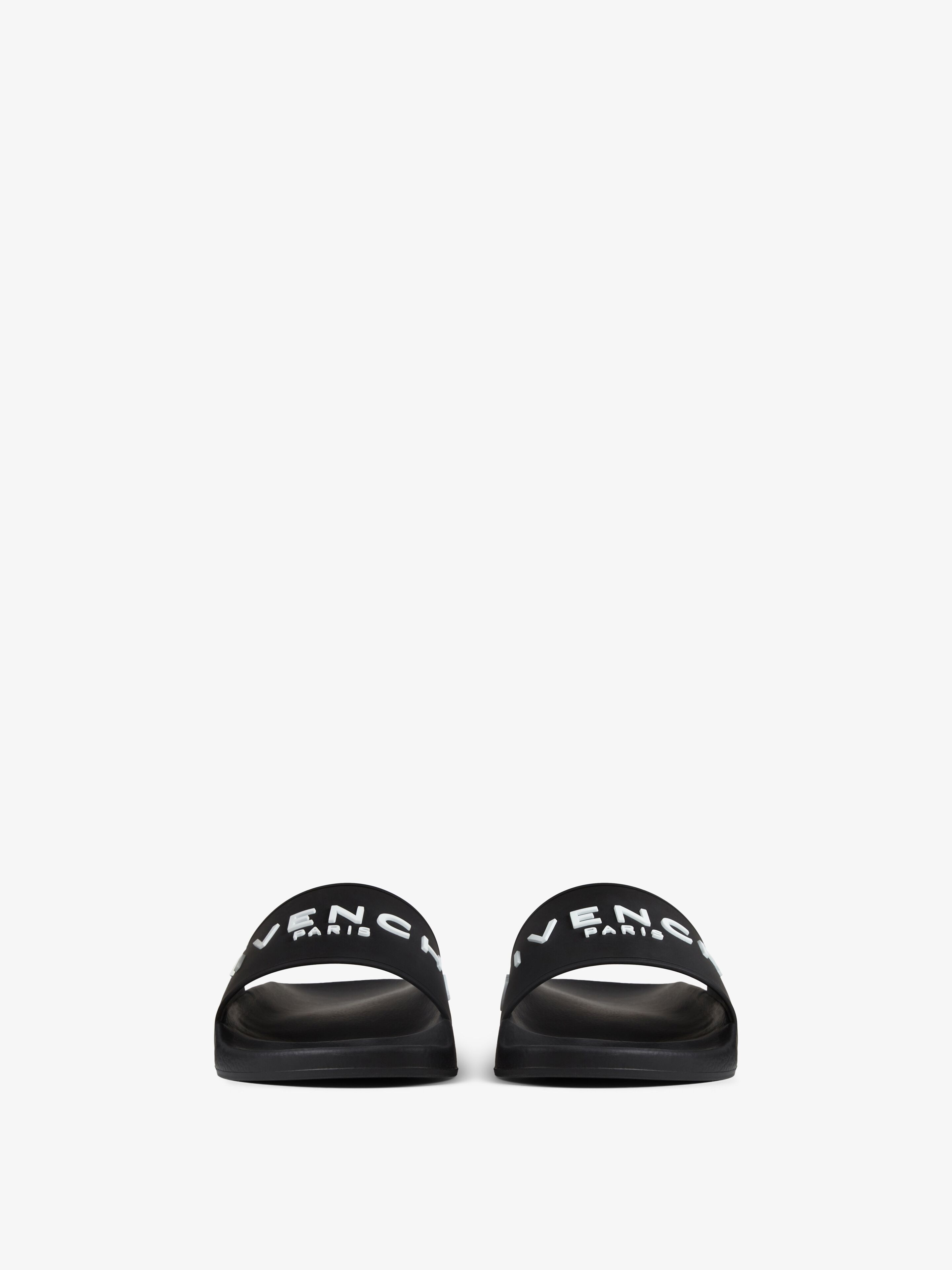 SLIDE FLAT SANDALS IN RECYCLED RUBBER - 2